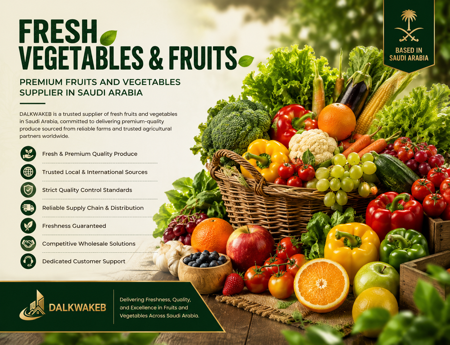 fresh vegetables & fruits