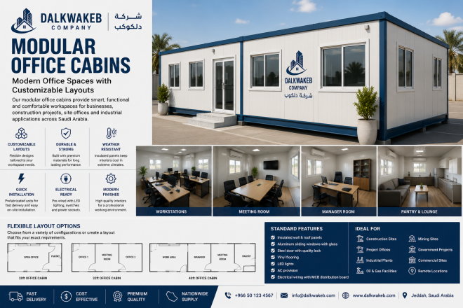 Modular office cabins