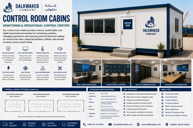 Control Room Cabins