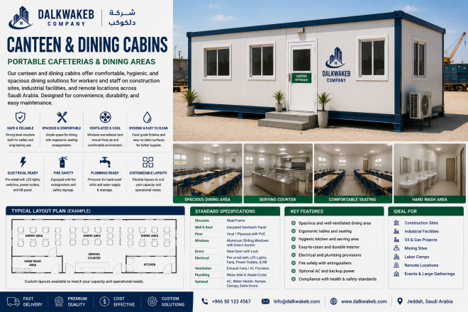 Canteen & Dining Cabins –
